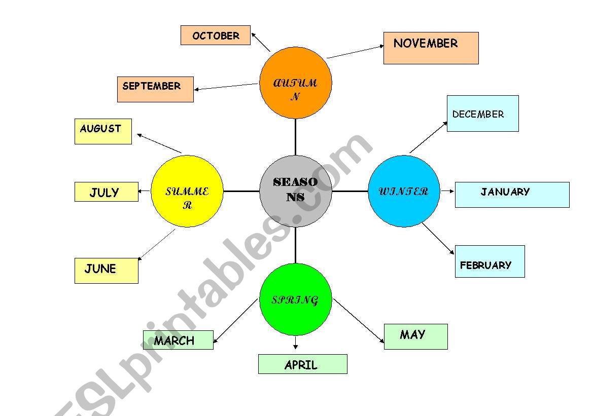 Seasons worksheet