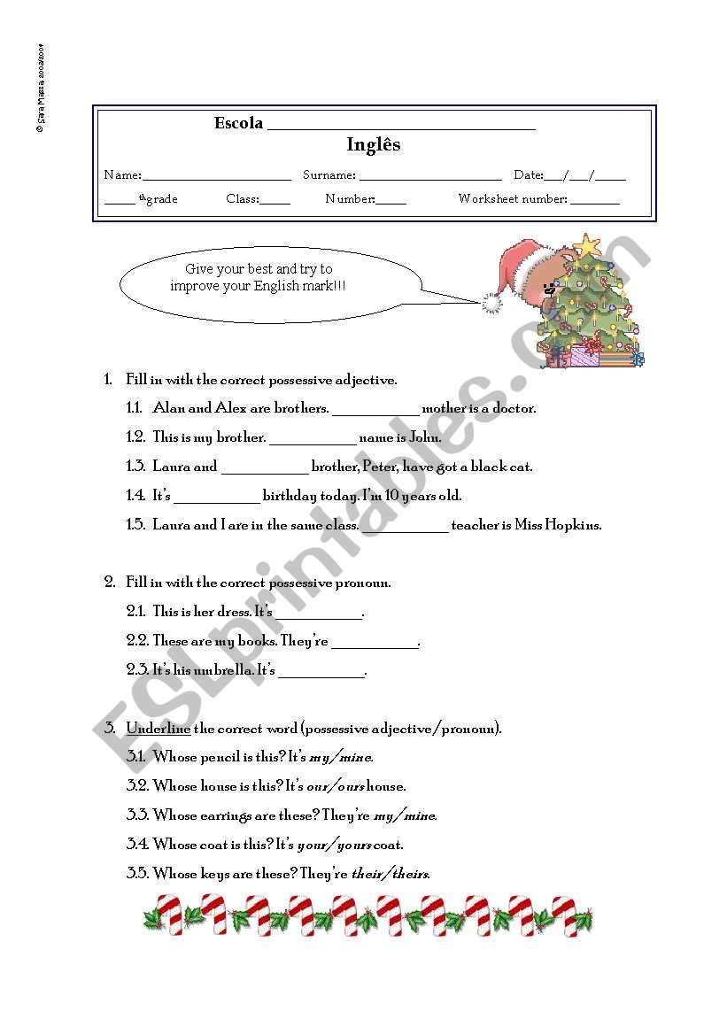 ChristmasÂ´ break worksheet worksheet