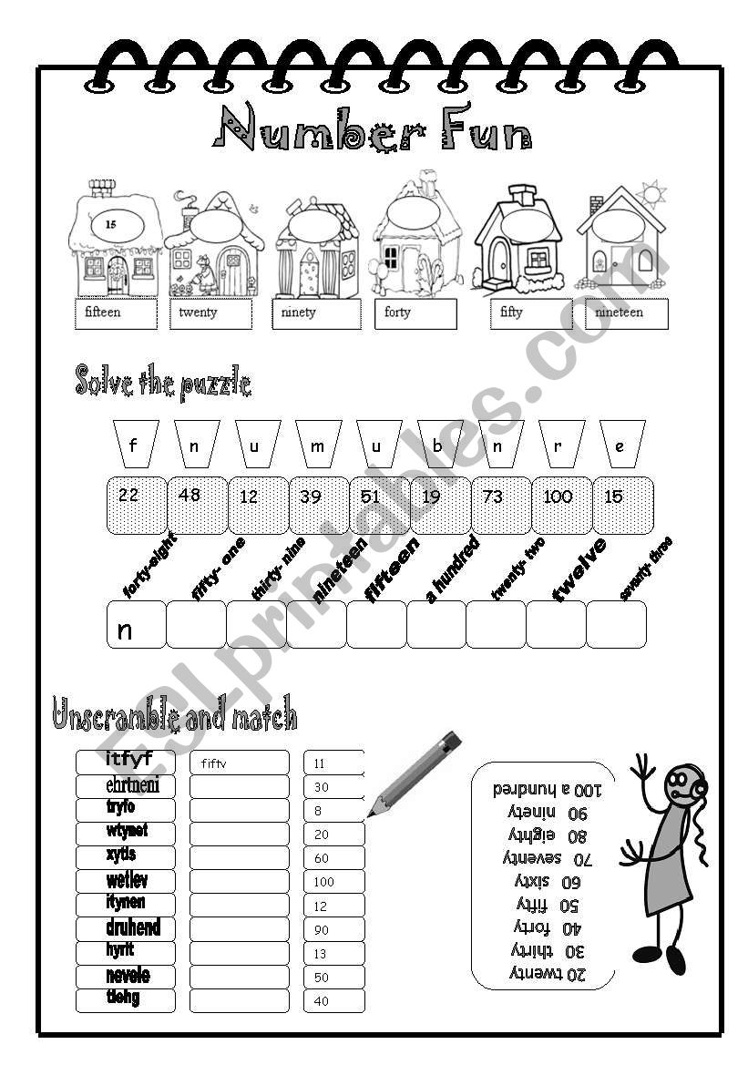 Number Fun worksheet