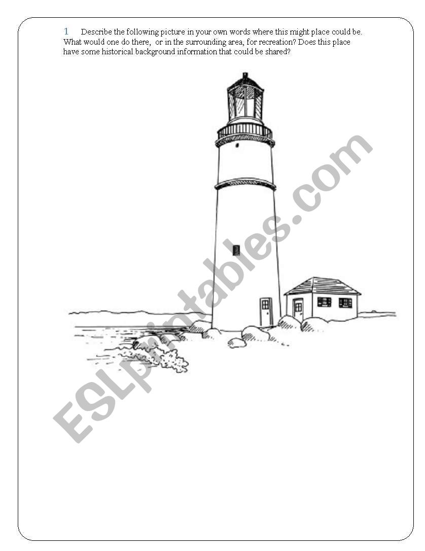 The Lighthouse worksheet
