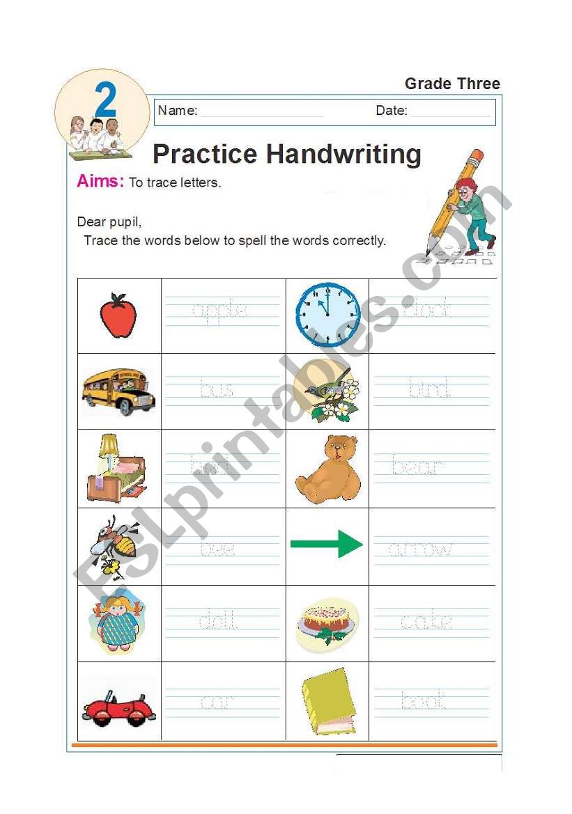 HANDWRITING worksheet