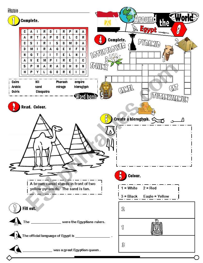 Around The World Series 08_Egypt (Fully Editable + Key)