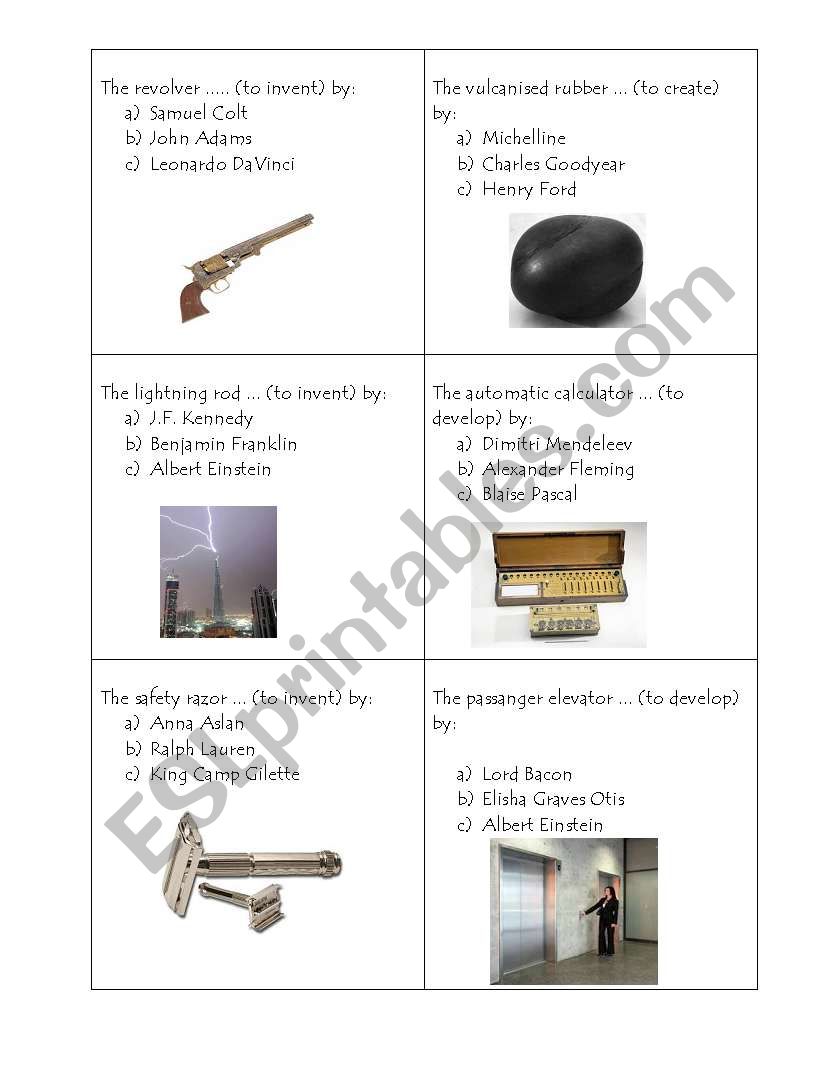 science/ passive quiz worksheet