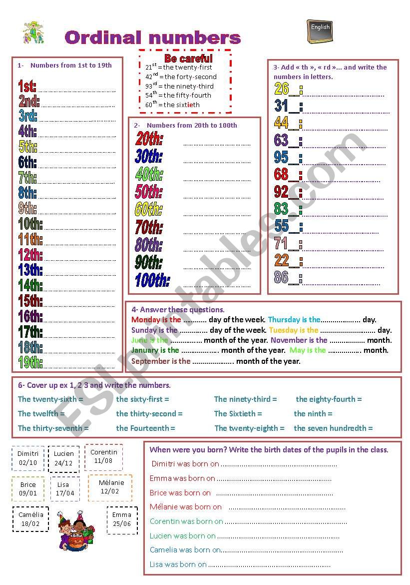 ordinal-numbers-and-dates-esl-worksheet-by-vickyvar-095