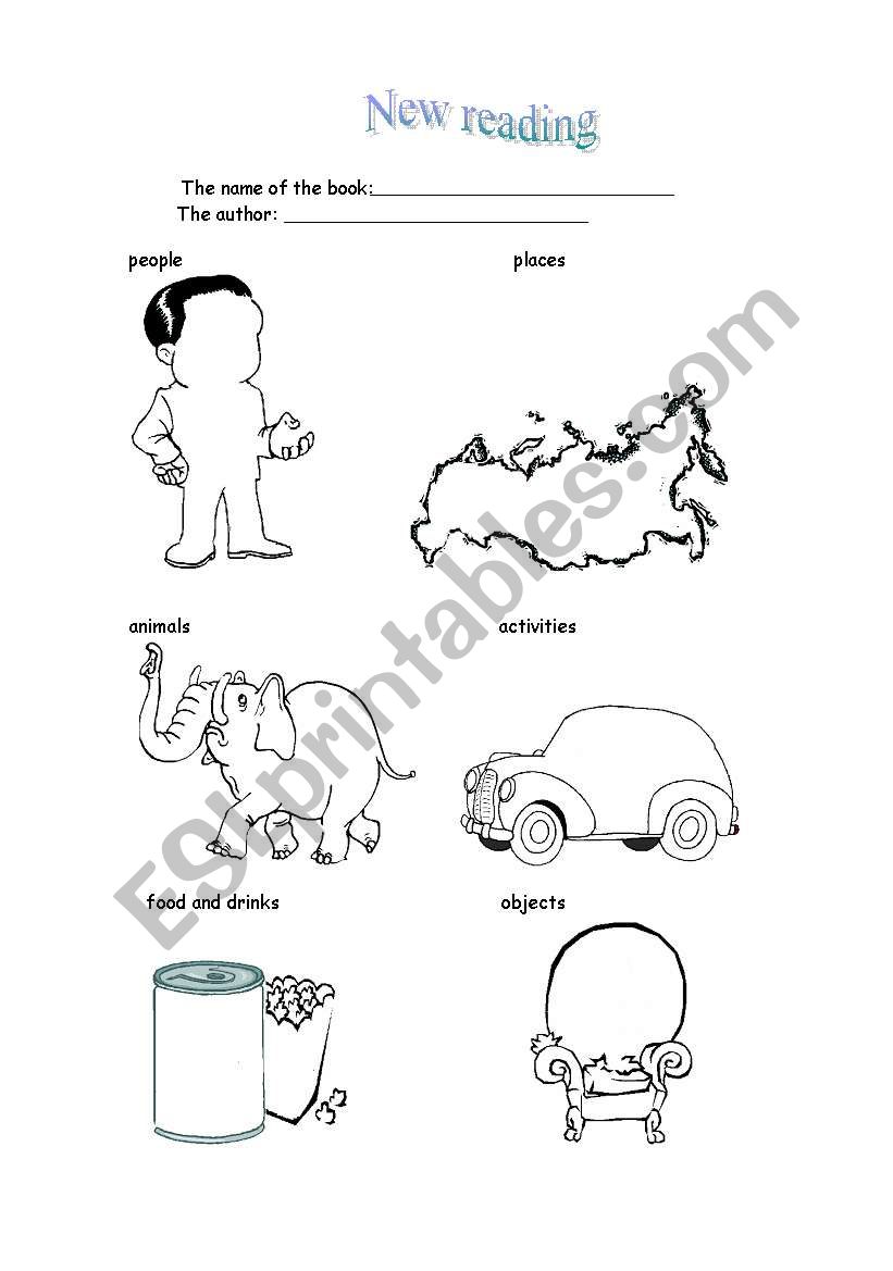 New Reading worksheet