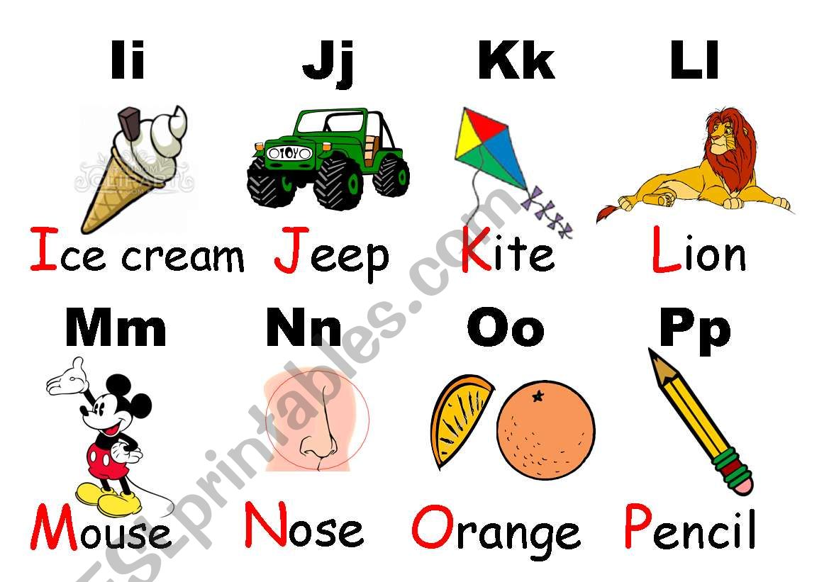 THE ALPHABET 2 worksheet