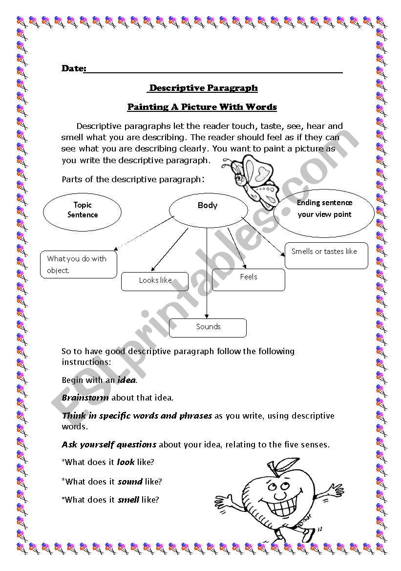 How to Write Descriptive Paragraph