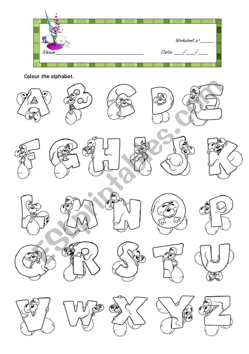 My ABC worksheet