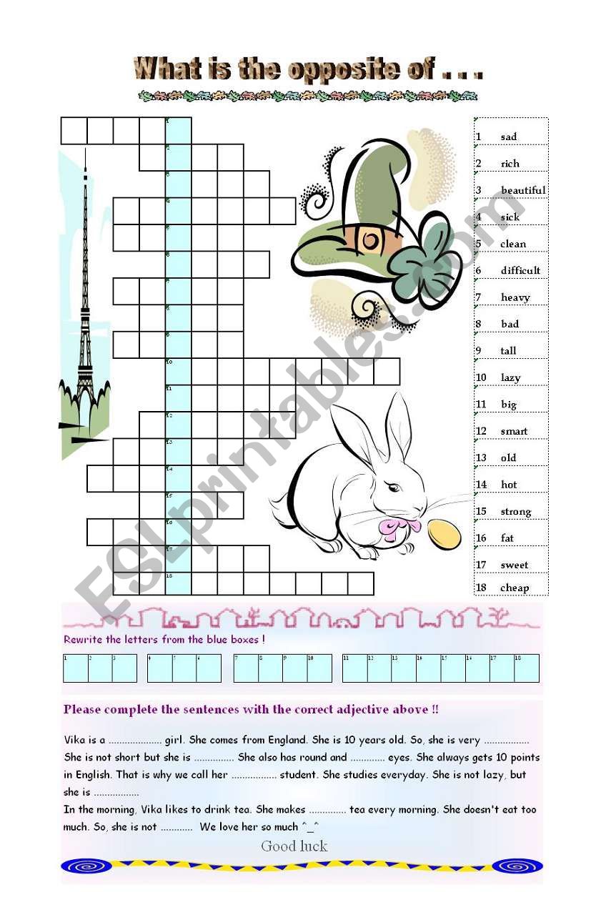 fun-adjective-crossword-esl-worksheet-by-mayv