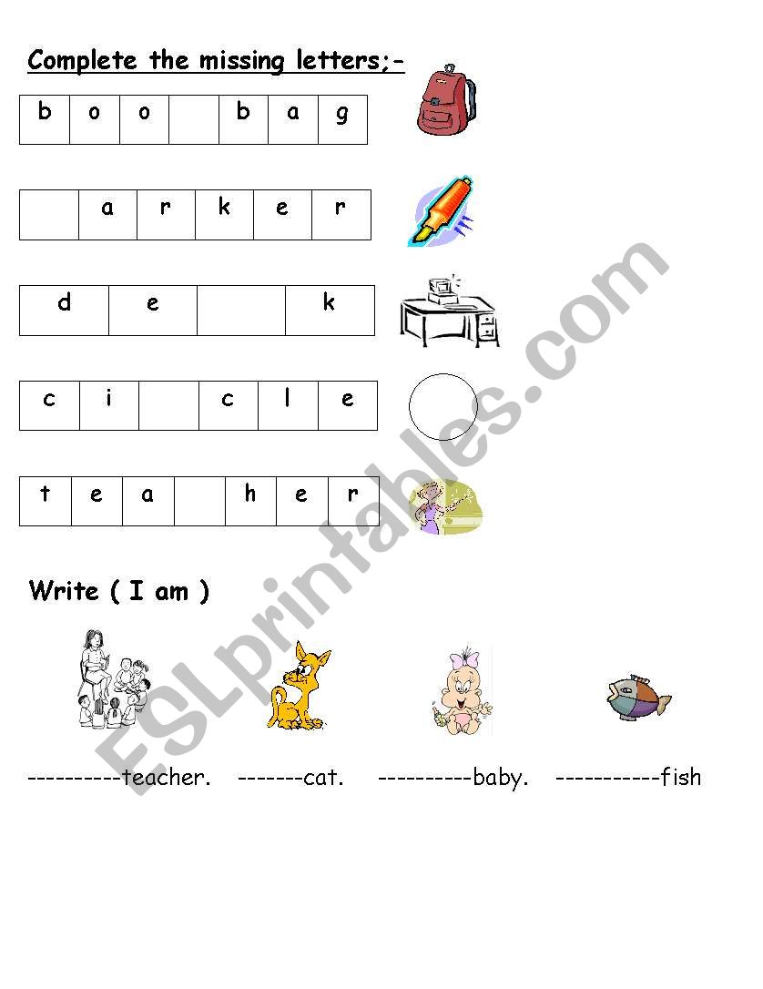 complete the missing ??? worksheet