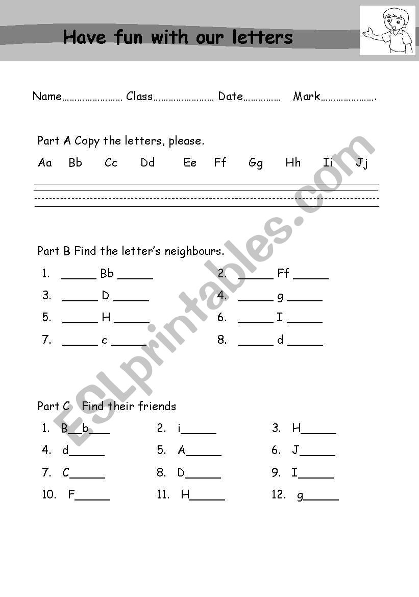 worksheet for letters worksheet