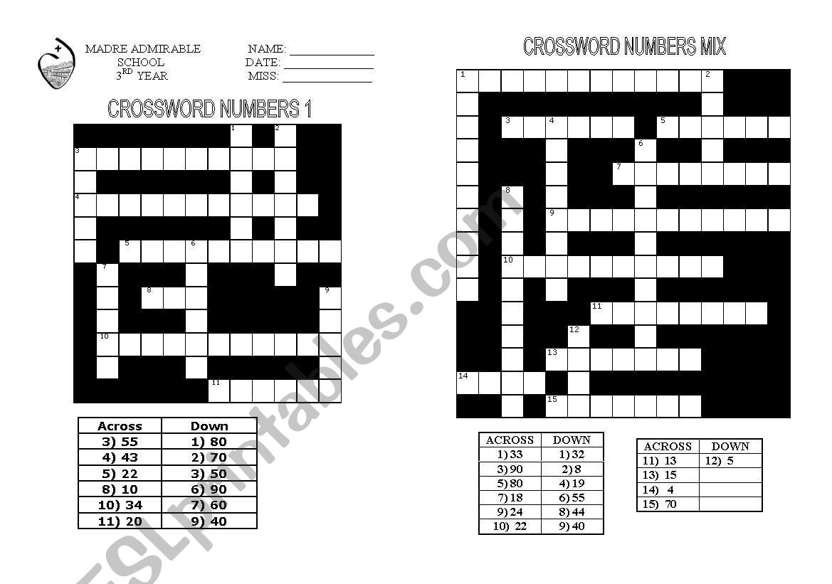 playing with numbers  worksheet