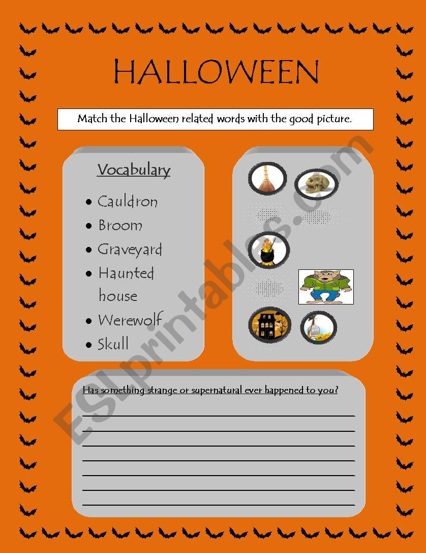 HALLOWEEN worksheet