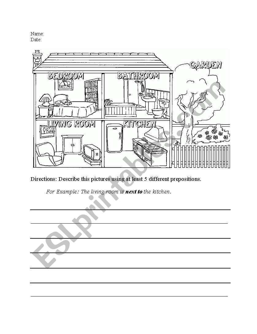 Prepositions of Place Practice