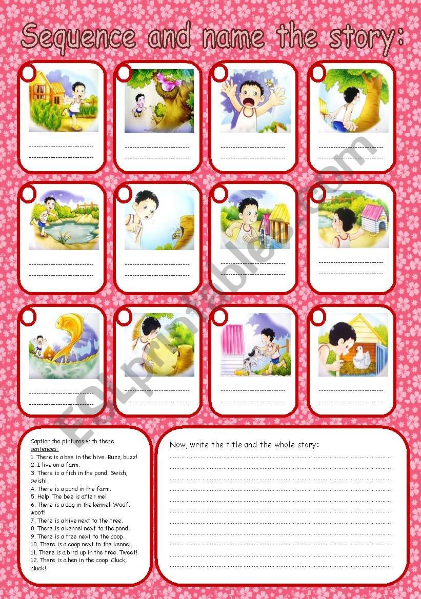 Sequence the story worksheet