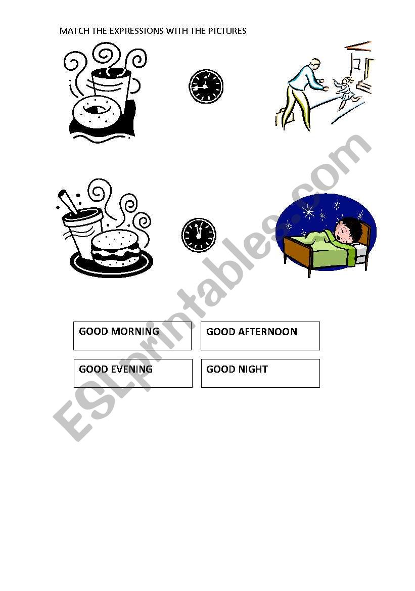 Greetings worksheet