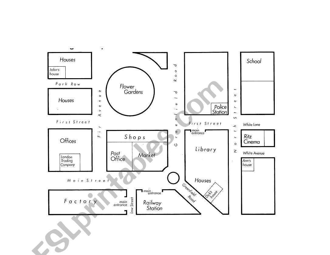 Directions worksheet