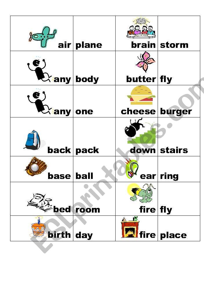 compound-noun-cards-esl-worksheet-by-amaedgen