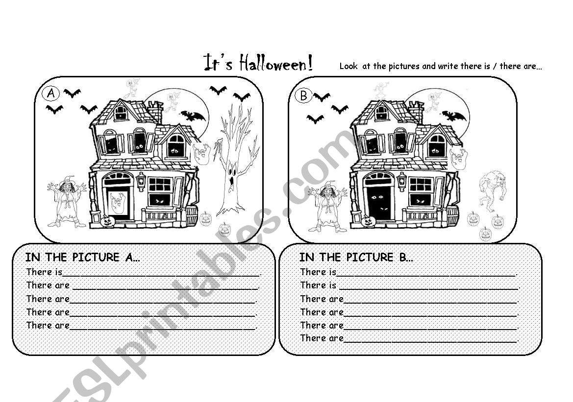 Halloween  worksheet