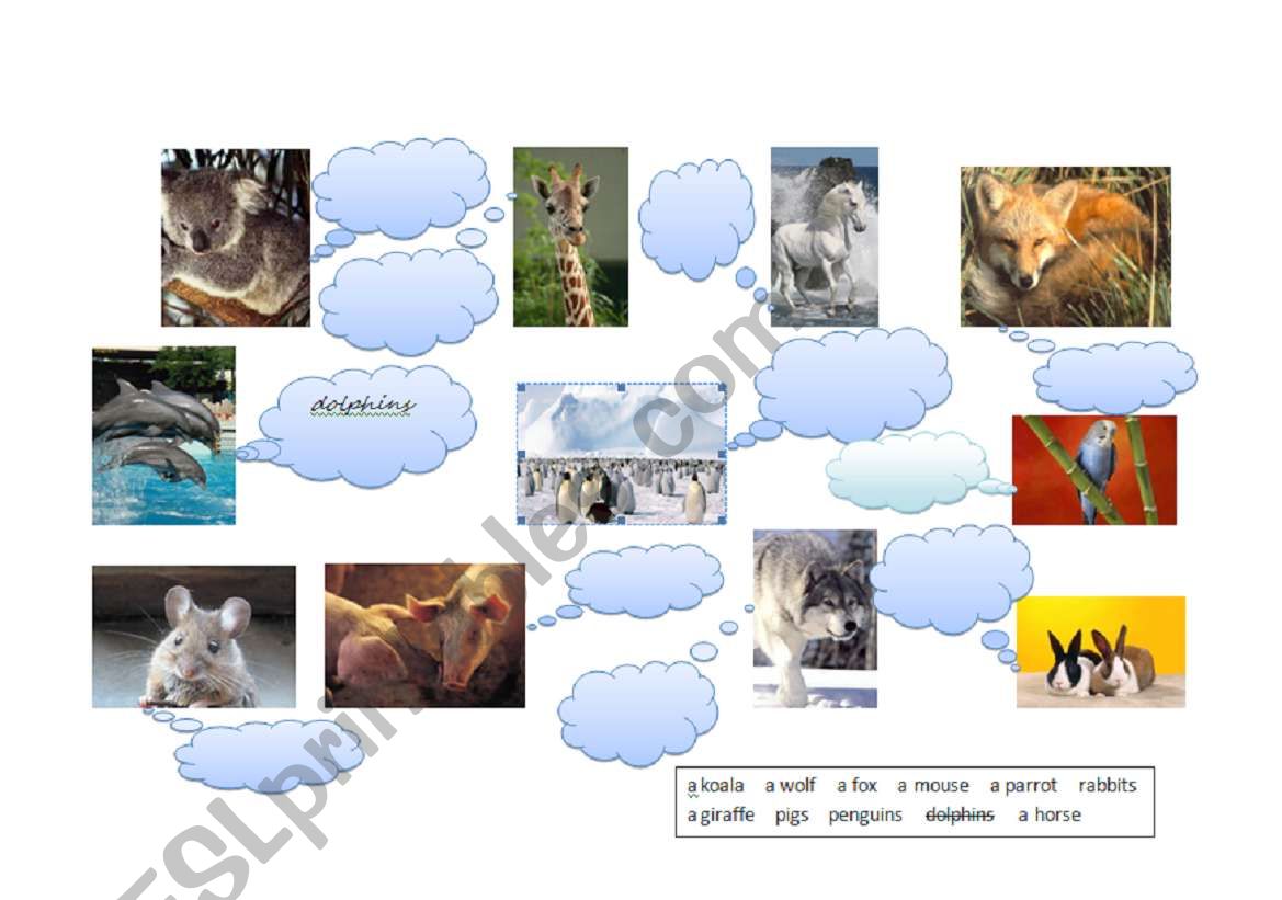 Animals (part 2) worksheet