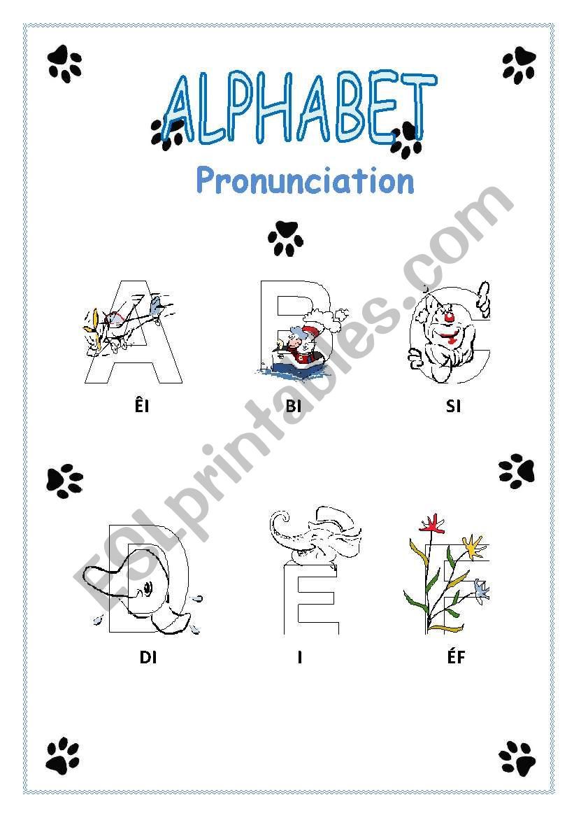 Alphabet worksheet