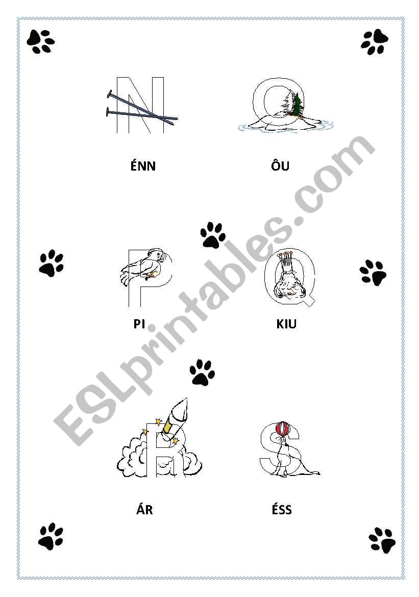 Alphabet worksheet