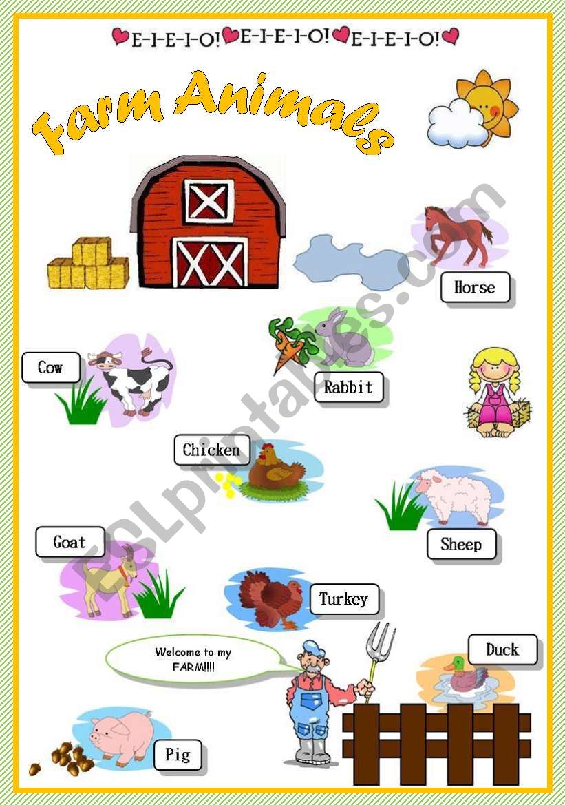 Farm Animals  worksheet