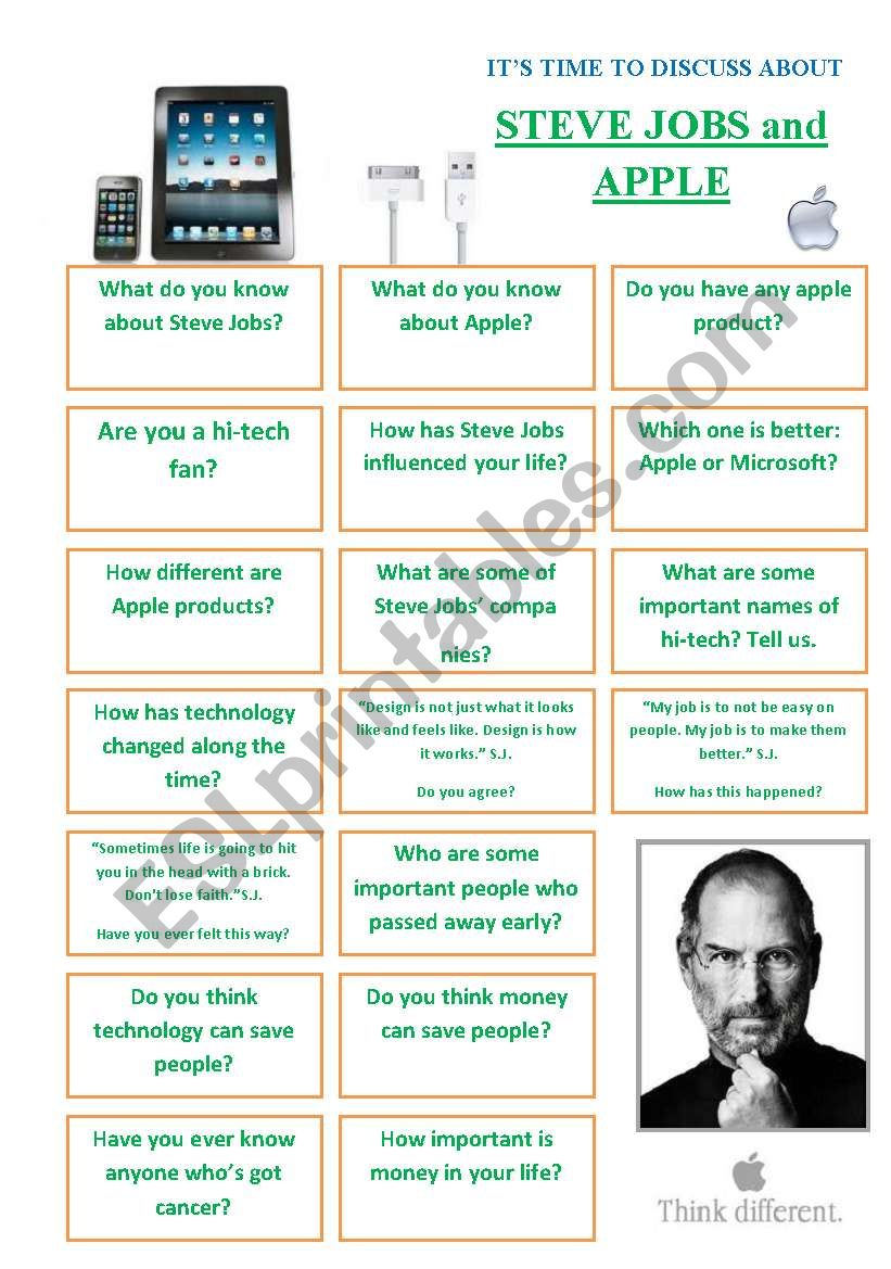 ItÂ´s time to discuss about Steve Jobs and Apple