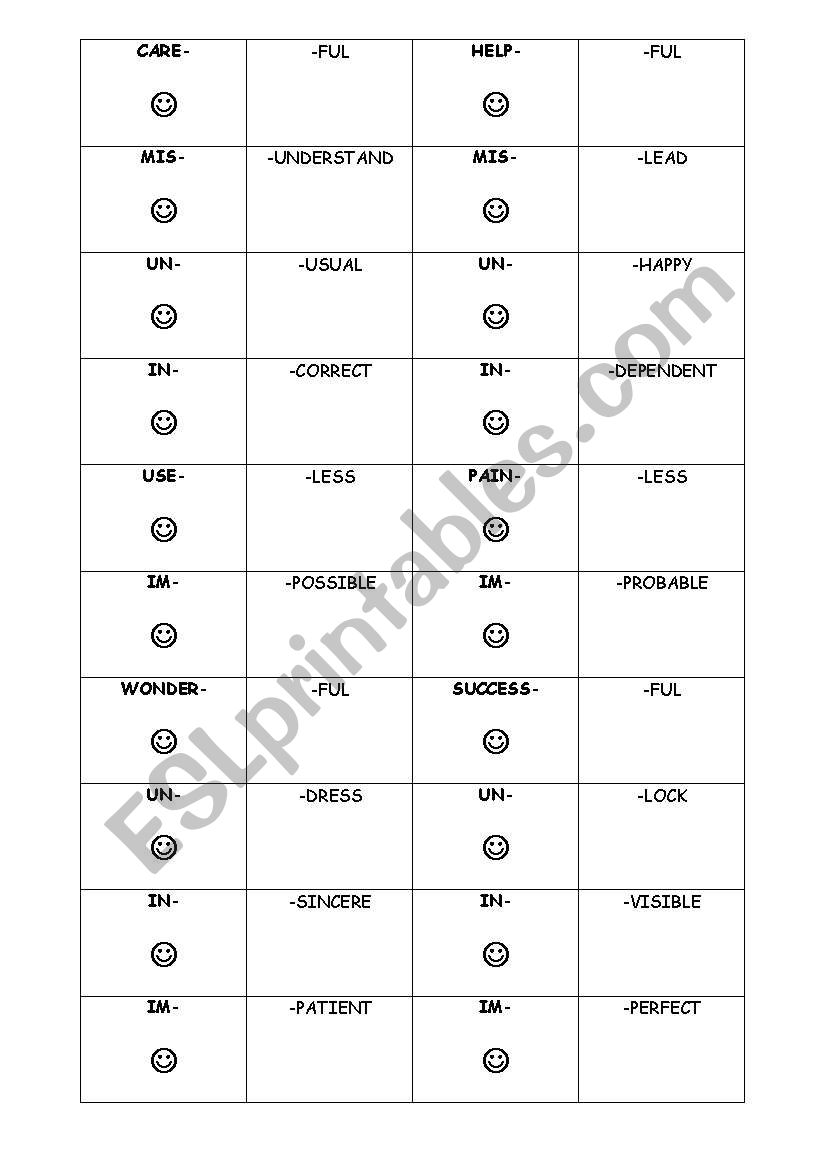 Word Formation worksheet