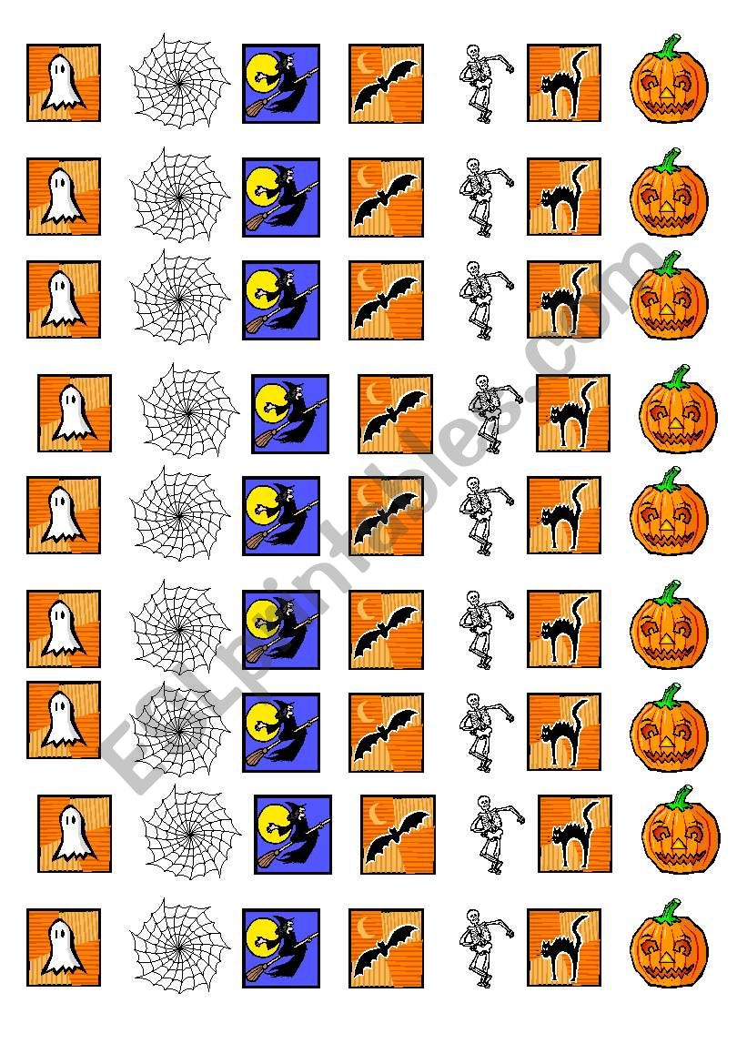 halloween fingerplay worksheet