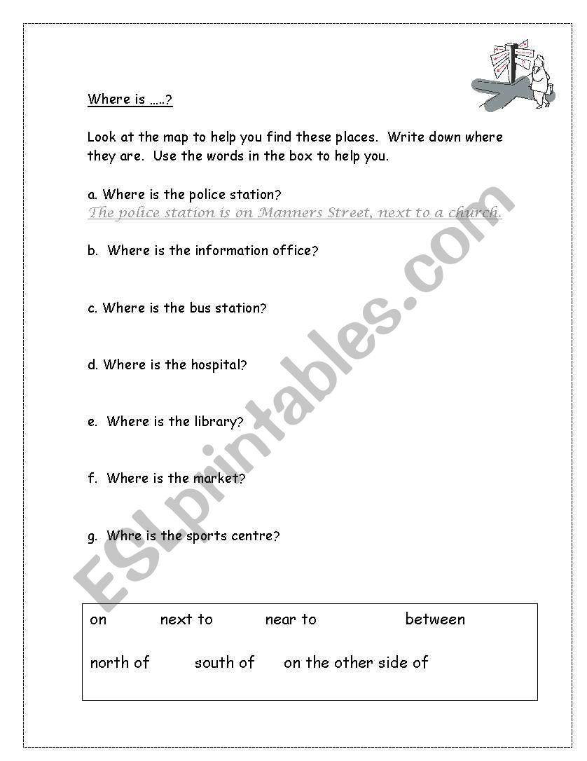 Where is ?  worksheet