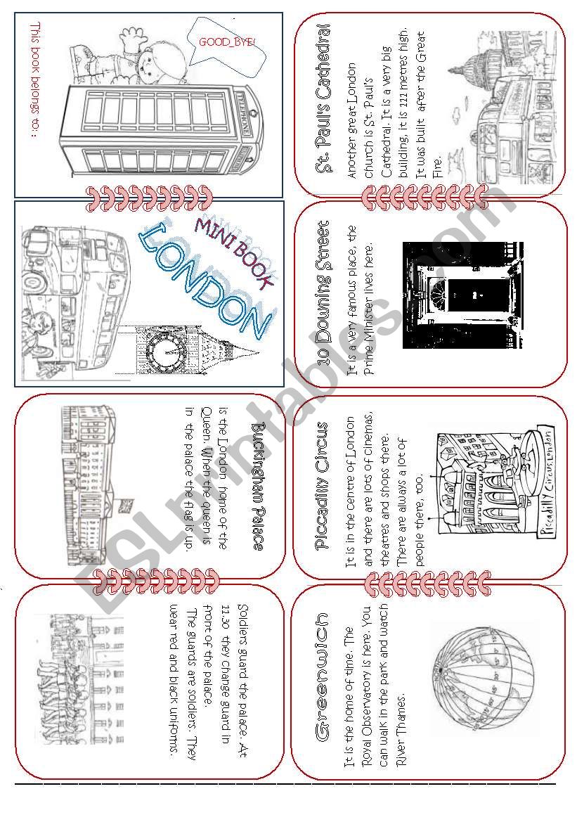 London Mini Book2 worksheet