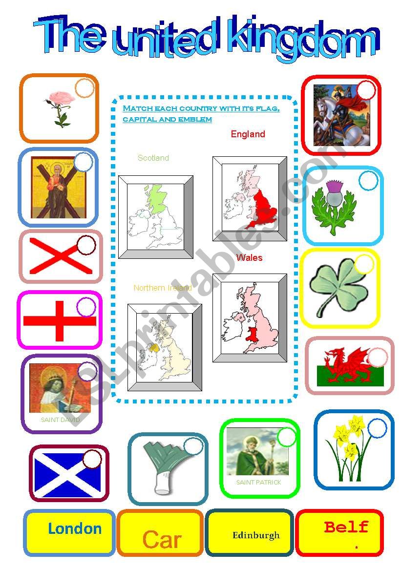 the United Kingdom worksheet