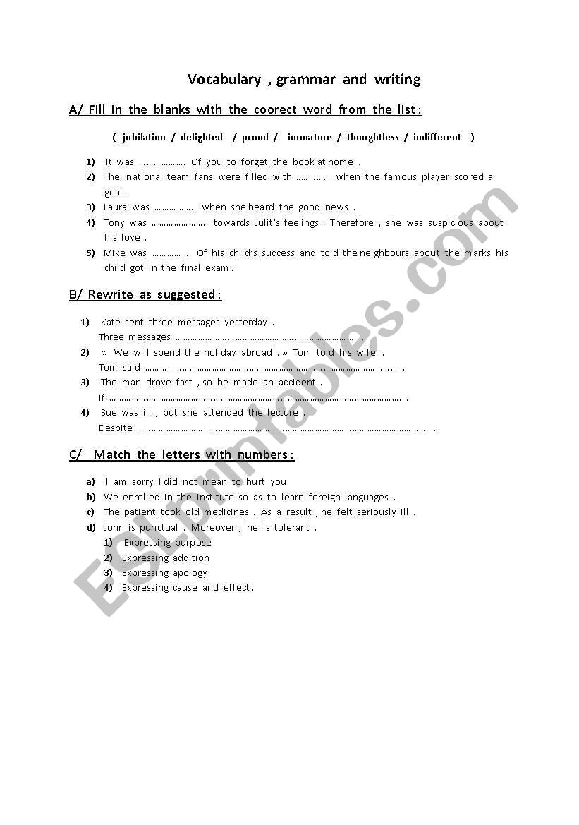 Tranformation  vocabulary  and  communication