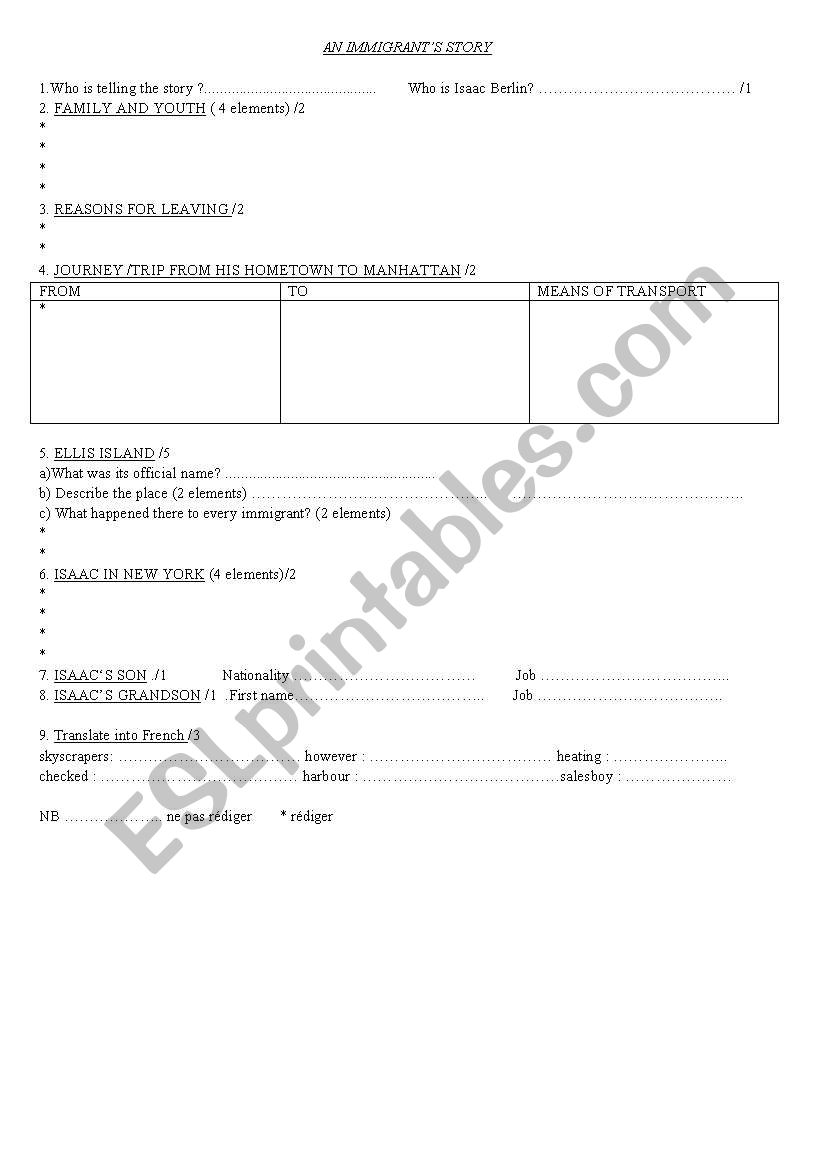 isaac berlin reading comprehension worksheet