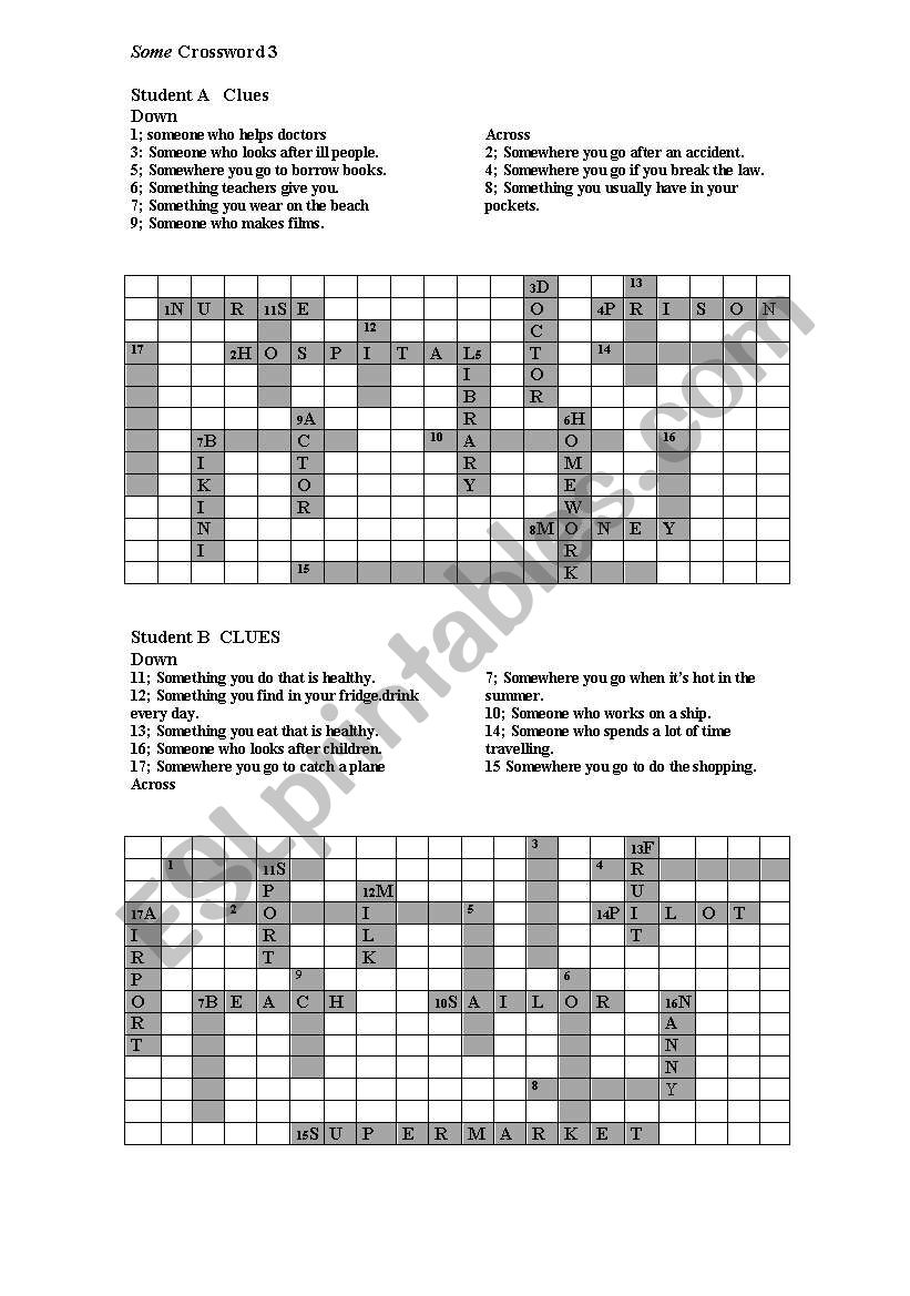 did some coursework crossword