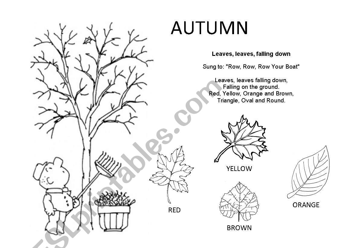 Autumn worksheet