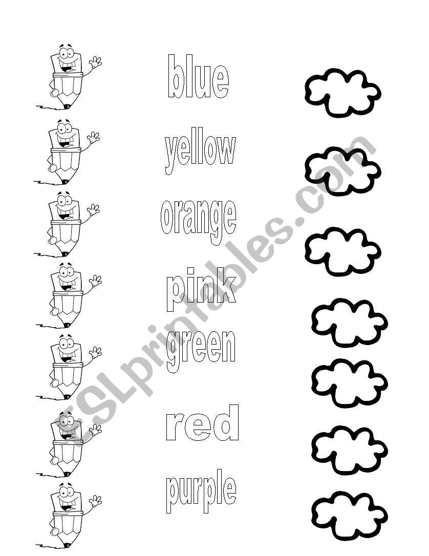 colors for little kids esl worksheet by beck1507