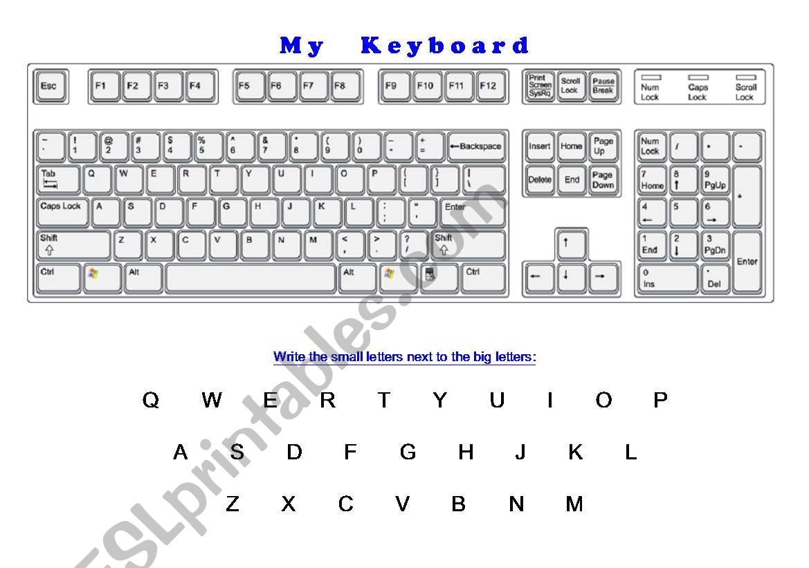 My Keyboard - Learning the Alphabet and the Keyboard