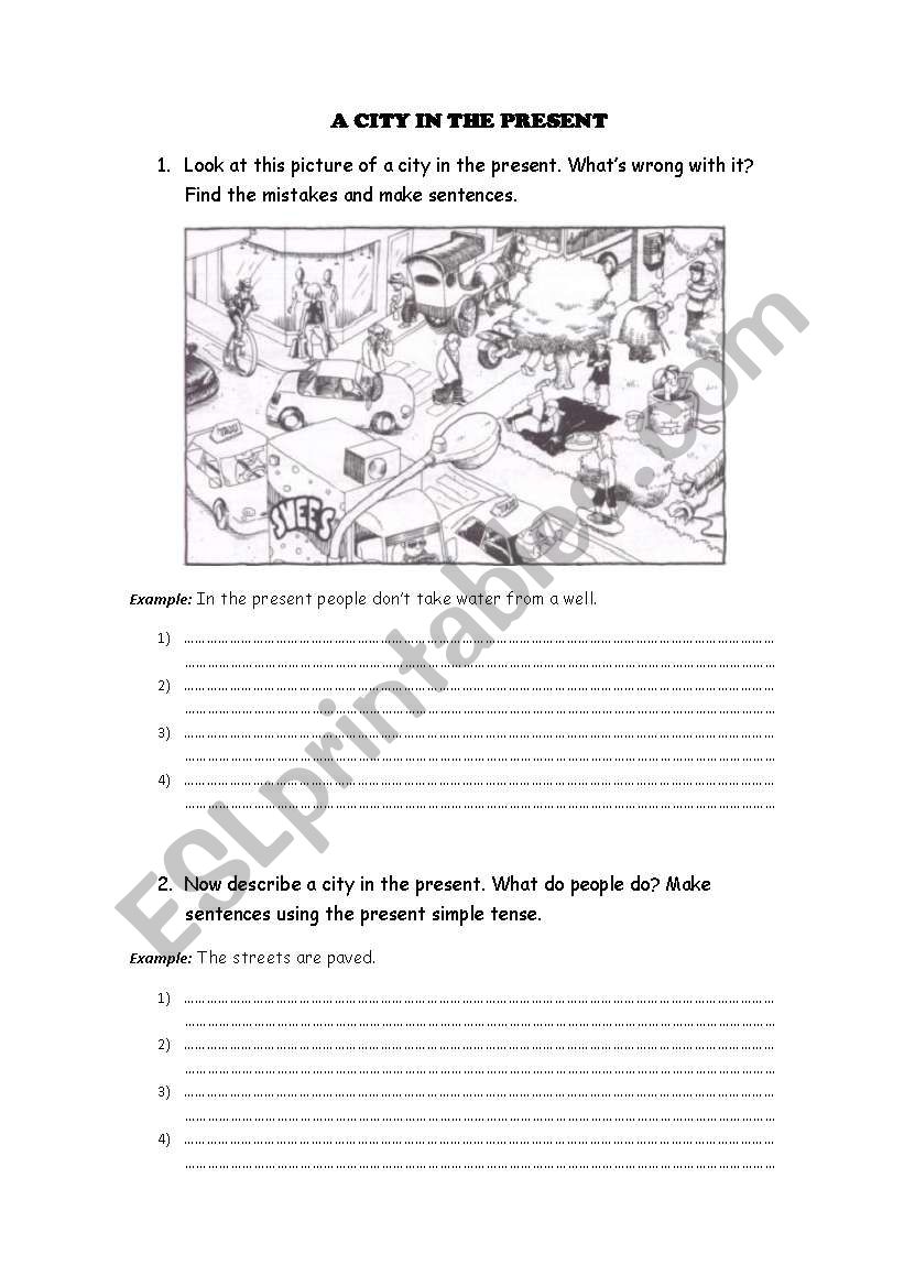 PRESENT SIMPLE (VERB TO BE) worksheet