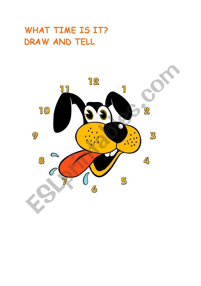 Funny Clock worksheet