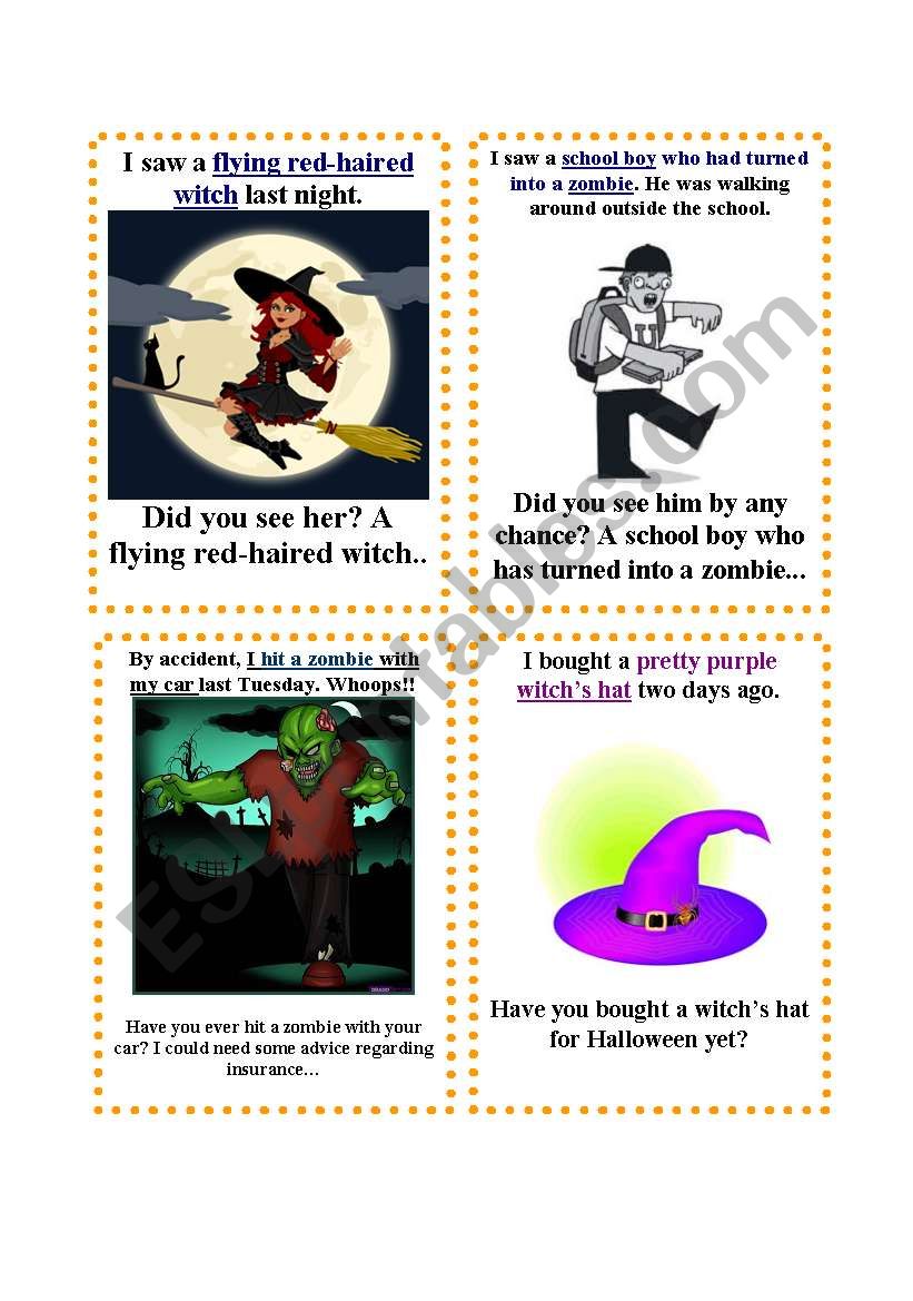 GO FISH - Halloween 1/3 worksheet