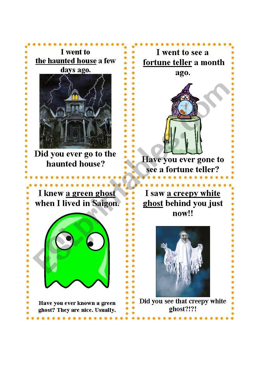 GO FISH- Halloween 3/3 worksheet