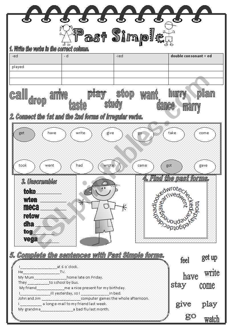 Past Simple worksheet