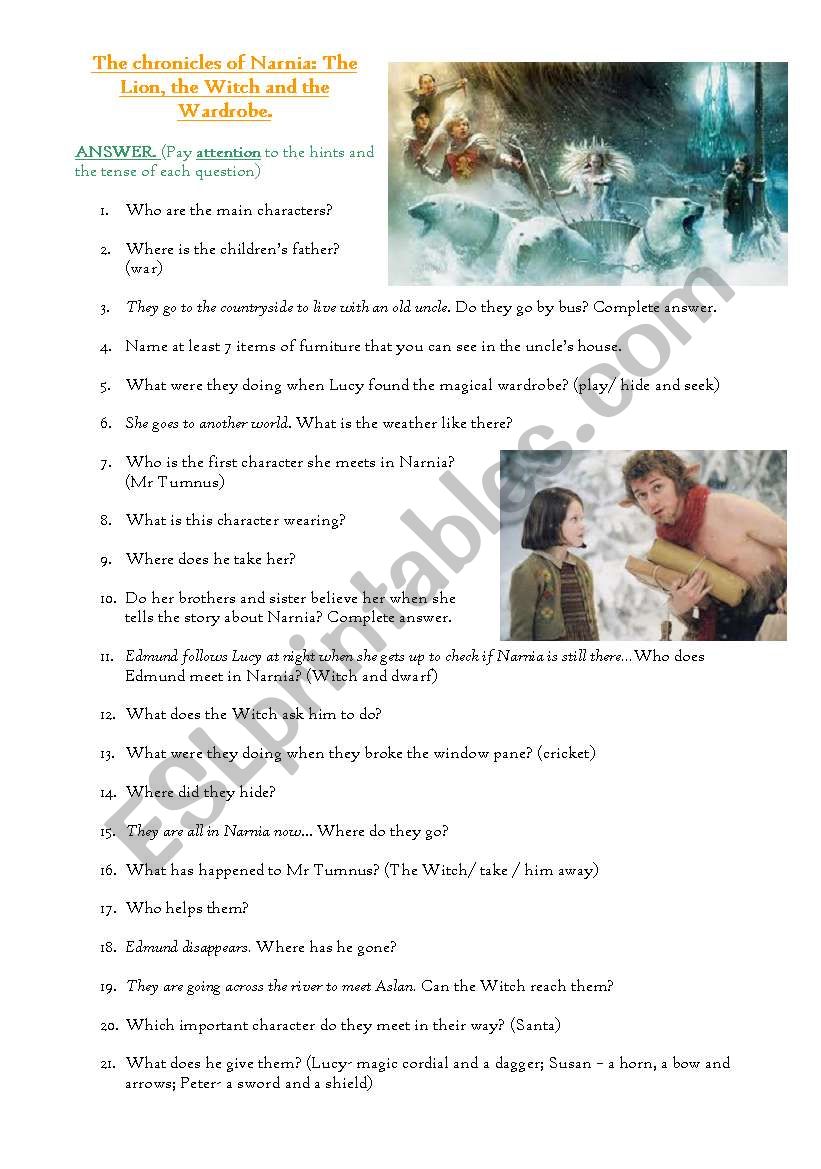 Questionaire abot the film 