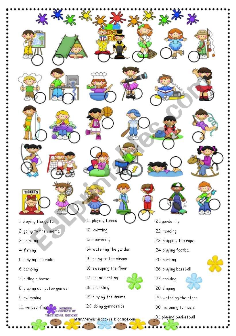 free-time-activities-esl-worksheet-by-olindalima-f