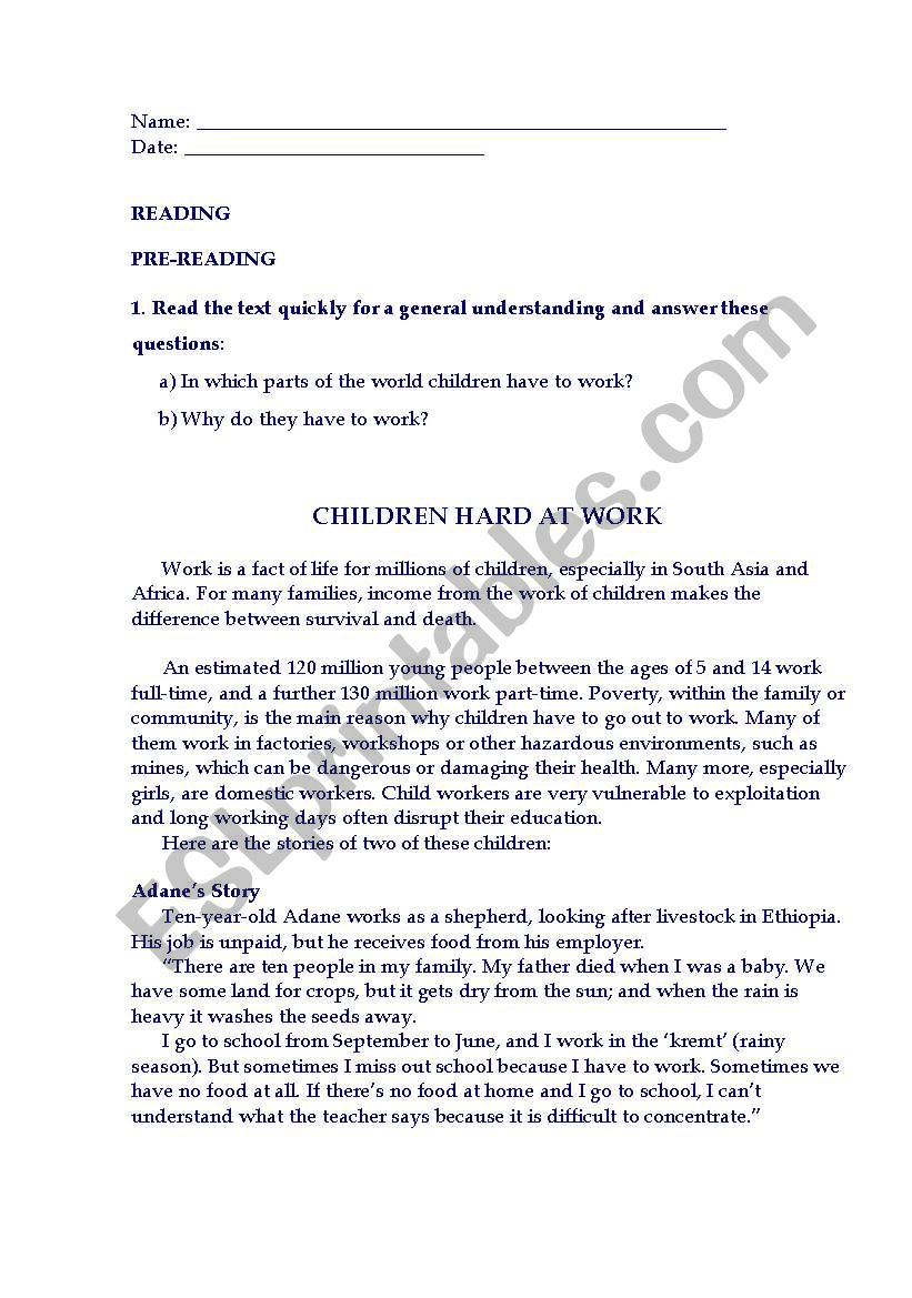 Reading_Children_hard_at_work worksheet
