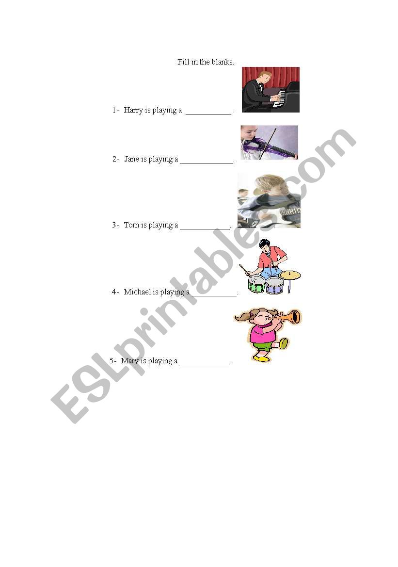 fill in the blanks worksheet