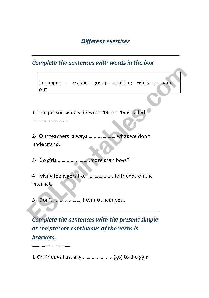 apply your language worksheet