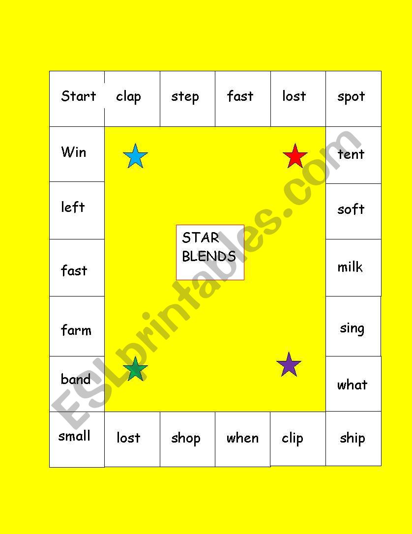 STAR BLENDS (3) worksheet